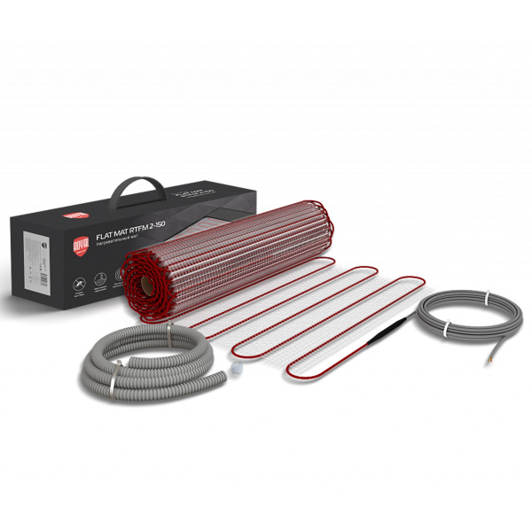 Мат нагревательный Royal Thermo Flat Mat RTFM 2-150-1 с терморегулятором RTI-16